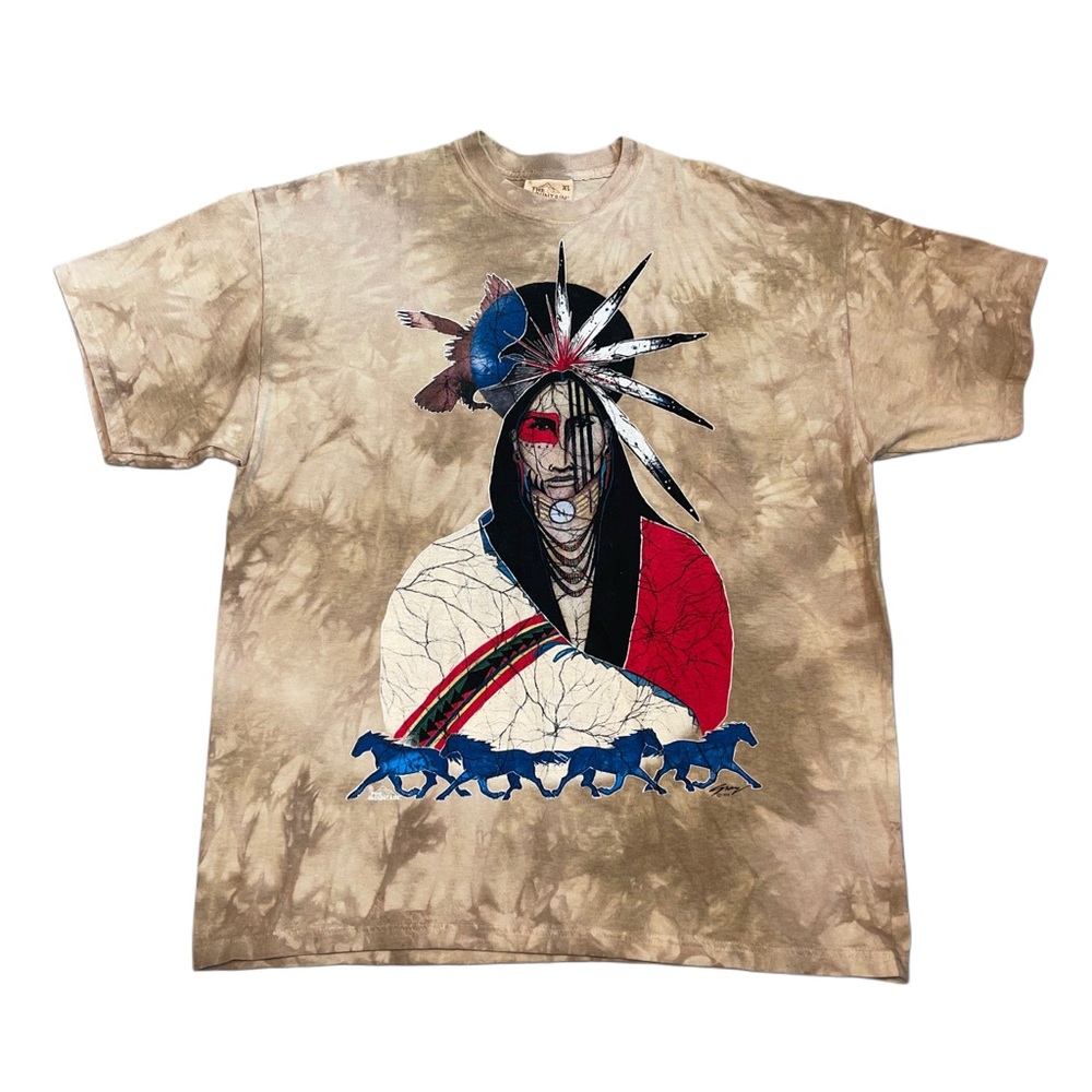 1996 The Mountain Gina Gray Native American Tee Sz XL